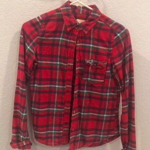 Plaid Abercrombie kids shirt